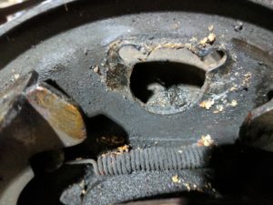 Brake Cylinder Removed